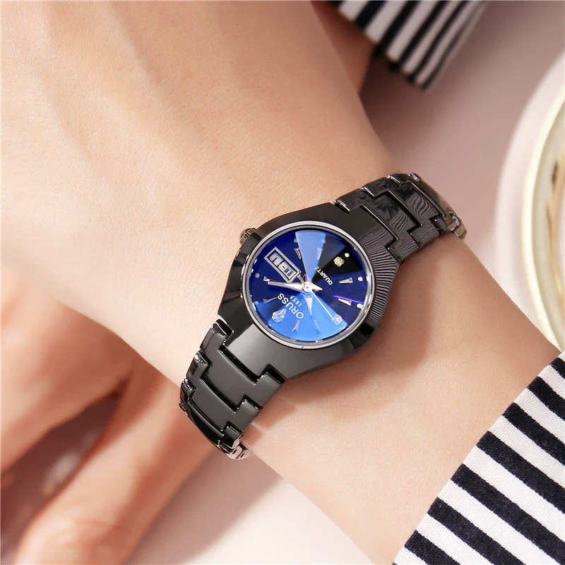 Women's Alloy Band Round Dial Fashion Waterproof Quartz Watch - Image 13