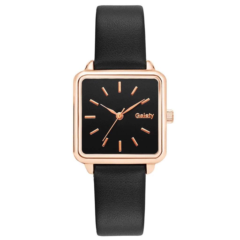 Women's Alloy Case Quartz Watch With Printed Logo Round Dial And Leisure Style - Image 9
