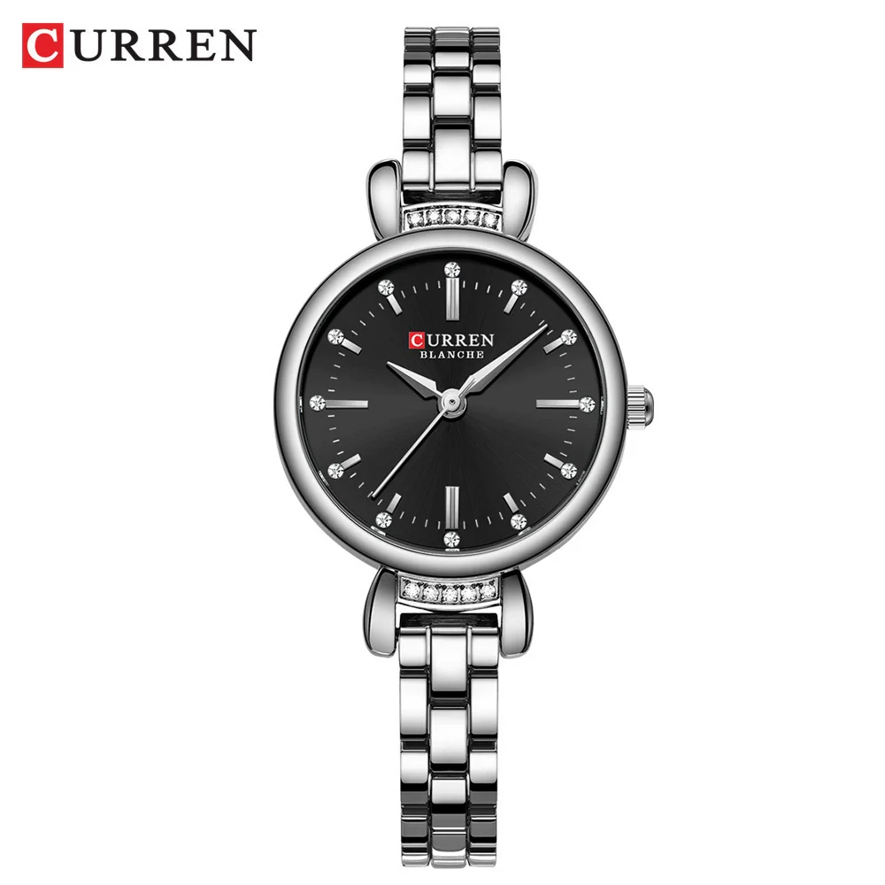 Women's Alloy Case Stainless Steel Band Round Dial Leisure Quartz Wrist Watch - Image 5