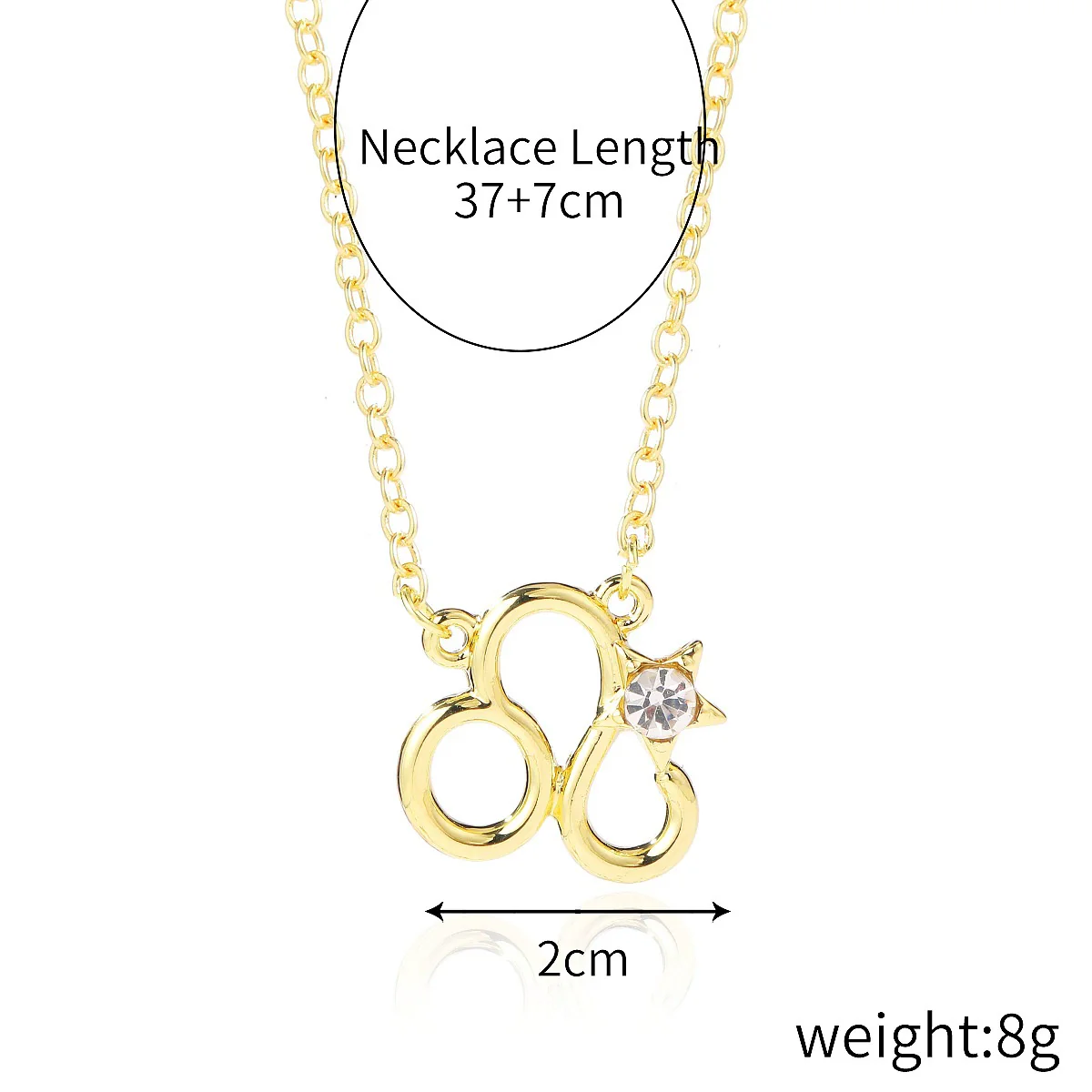 Women's Alloy Constellation O Chain Necklace - Image 10