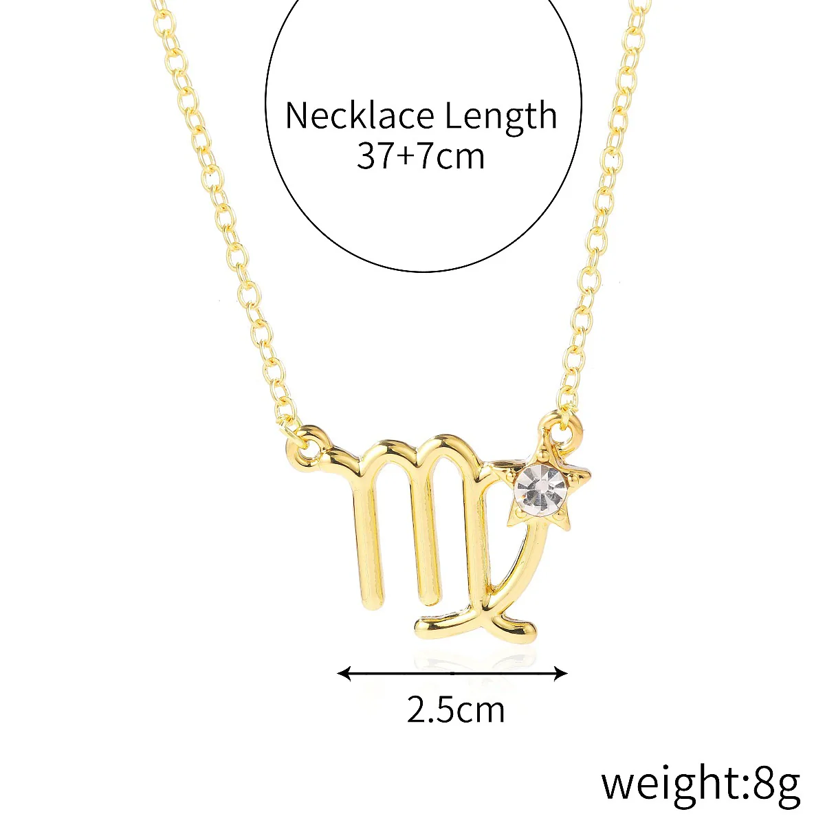Women's Alloy Constellation O Chain Necklace - Image 11