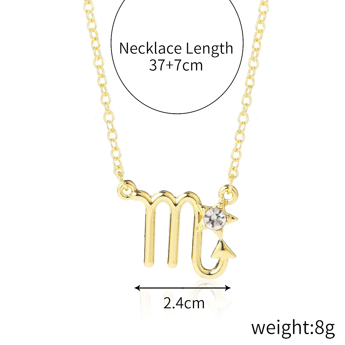 Women's Alloy Constellation O Chain Necklace - Image 13