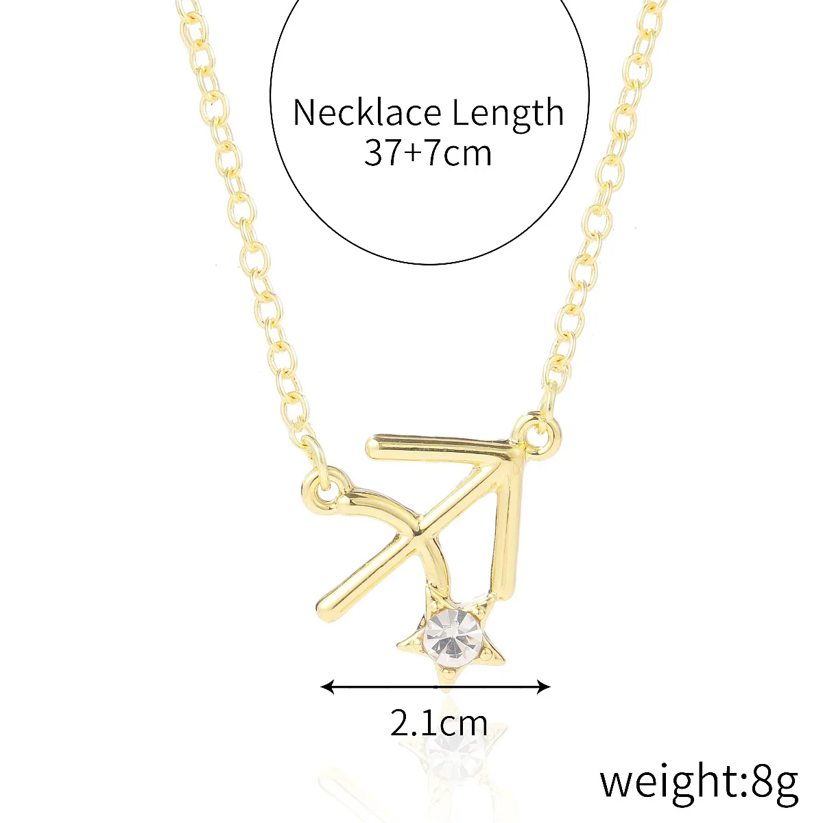 Women's Alloy Constellation O Chain Necklace - Image 14