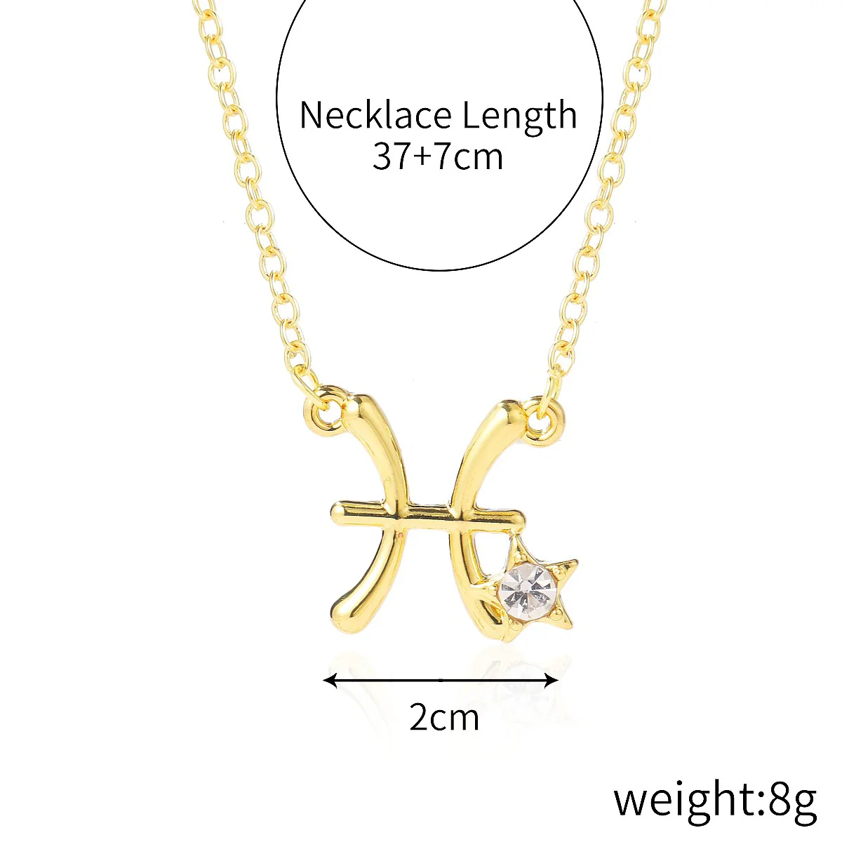 Women's Alloy Constellation O Chain Necklace - Image 16