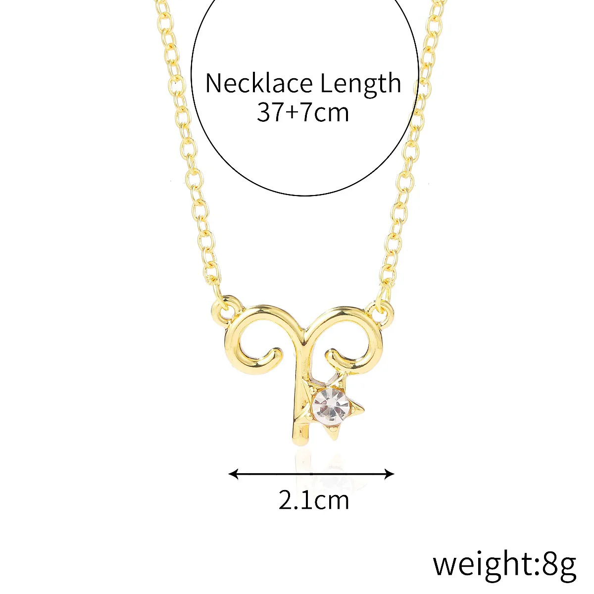 Women's Alloy Constellation O Chain Necklace - Image 6