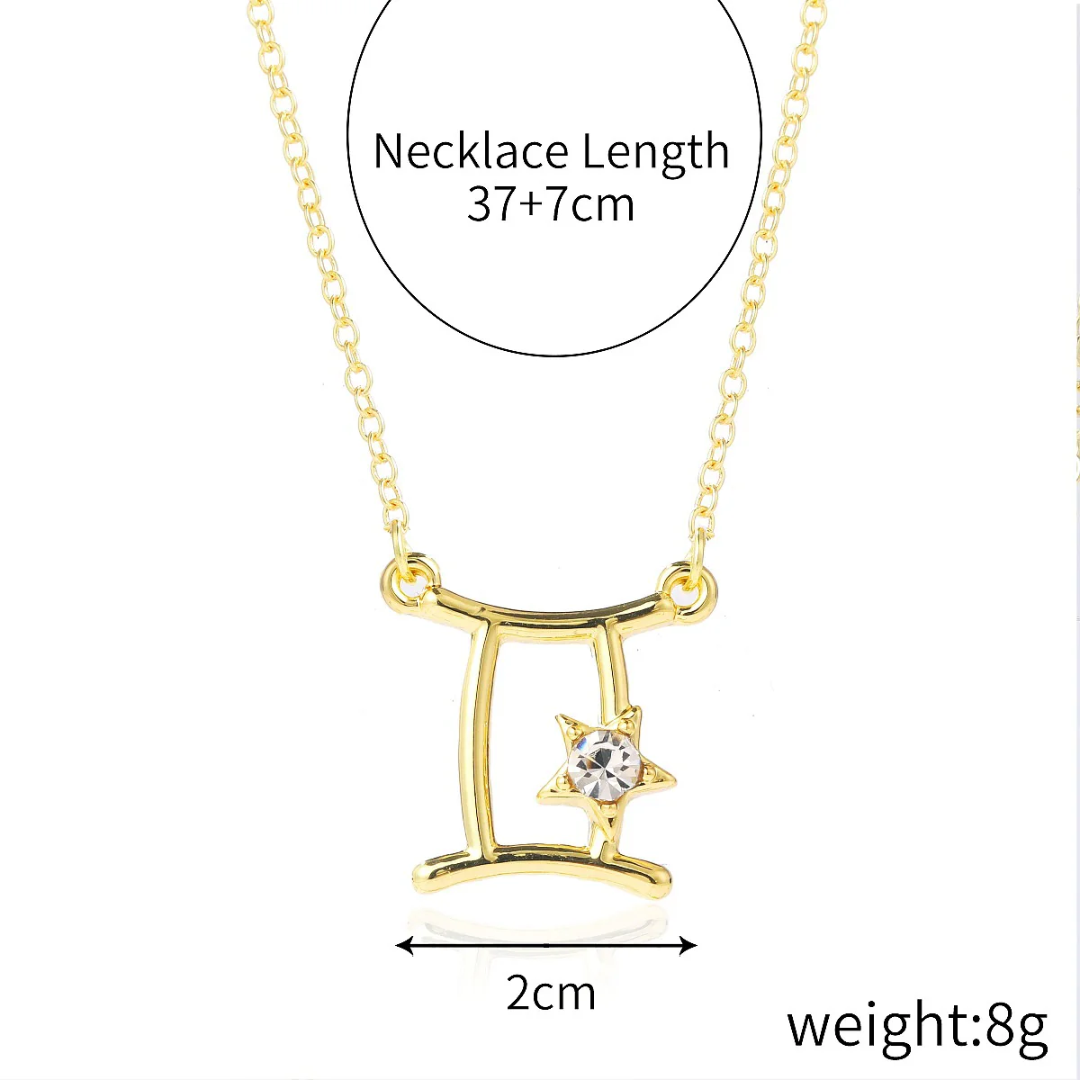 Women's Alloy Constellation O Chain Necklace - Image 8