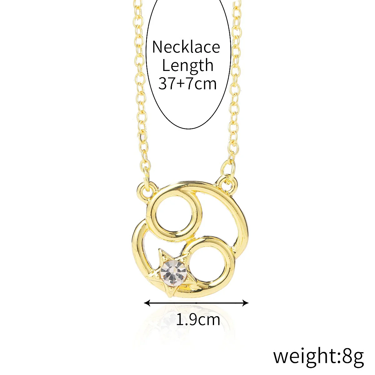 Women's Alloy Constellation O Chain Necklace - Image 9