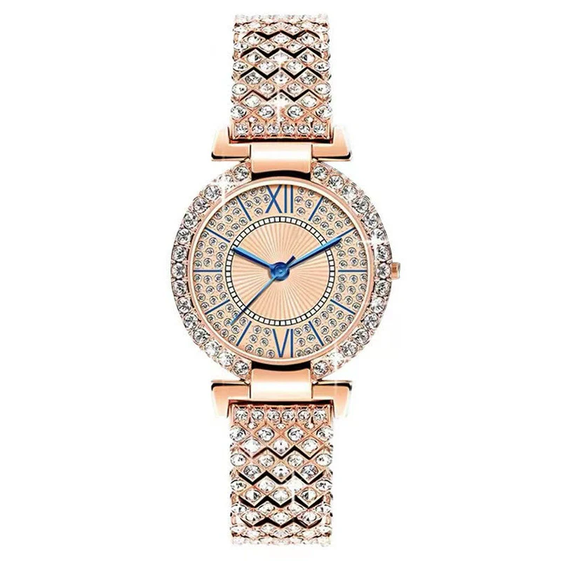 Women's Alloy Fashion Quartz Bracelet Watch With Round Dial And Stainless Steel Clasp - Image 5