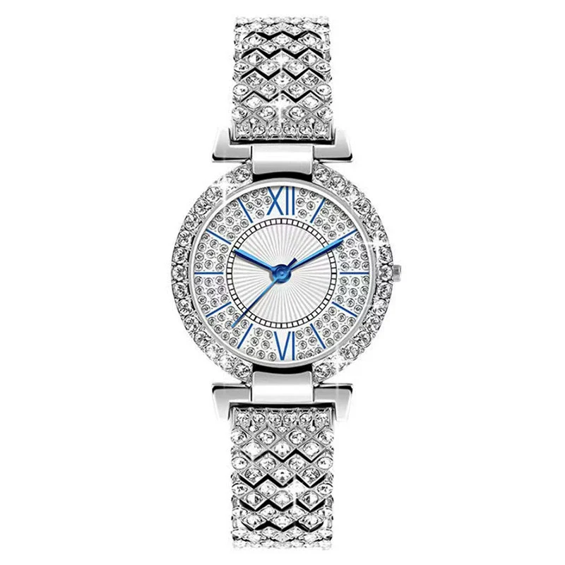 Women's Alloy Fashion Quartz Bracelet Watch With Round Dial And Stainless Steel Clasp - Image 6