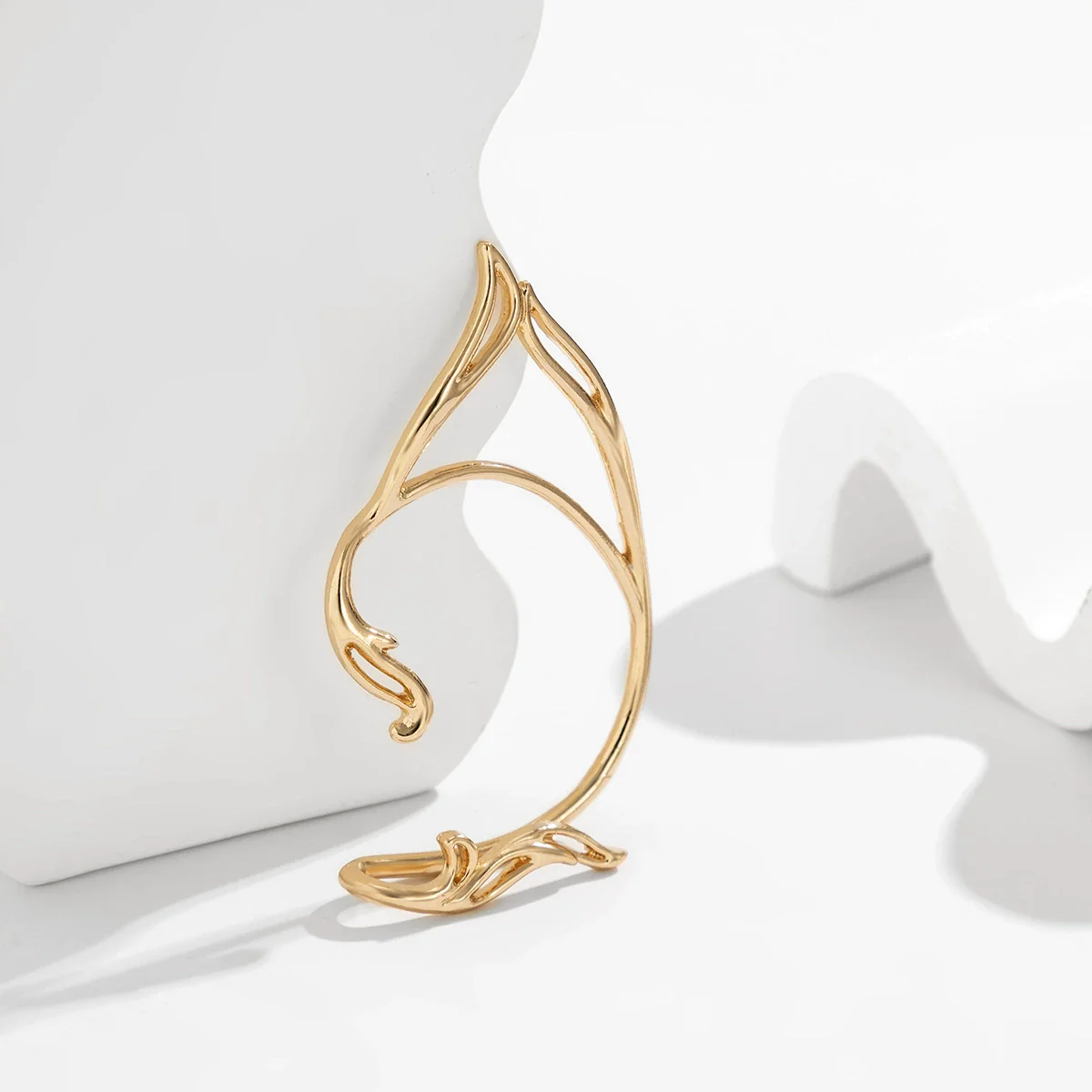 Women's Alloy Geometric Style Electroplated Earring Ear Hanging Ear Clip Ear Bone Clip - Image 10