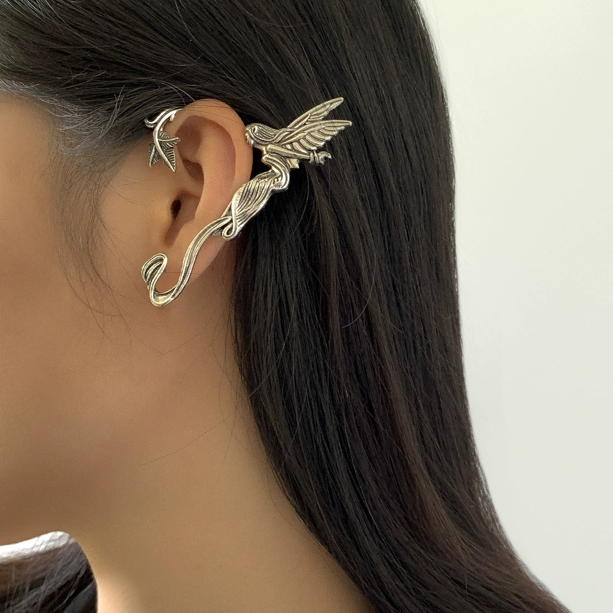 Women's Alloy Geometric Style Electroplated Earring Ear Hanging Ear Clip Ear Bone Clip - Image 15
