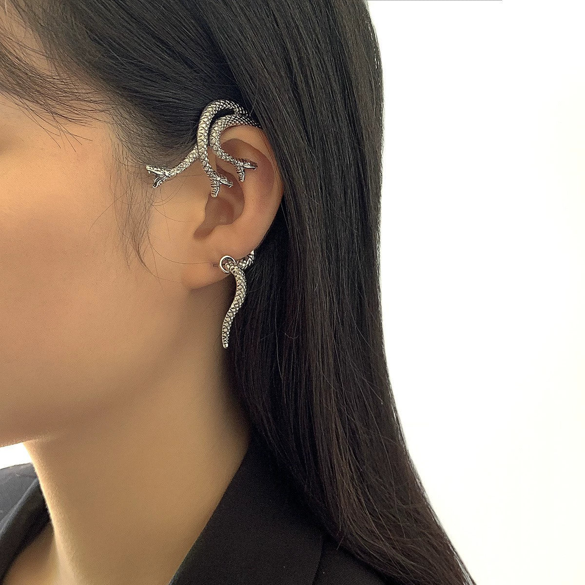 Women's Alloy Geometric Style Electroplated Earring Ear Hanging Ear Clip Ear Bone Clip - Image 17