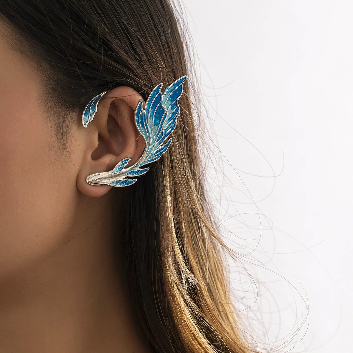 Women's Alloy Geometric Style Electroplated Earring Ear Hanging Ear Clip Ear Bone Clip - Image 5
