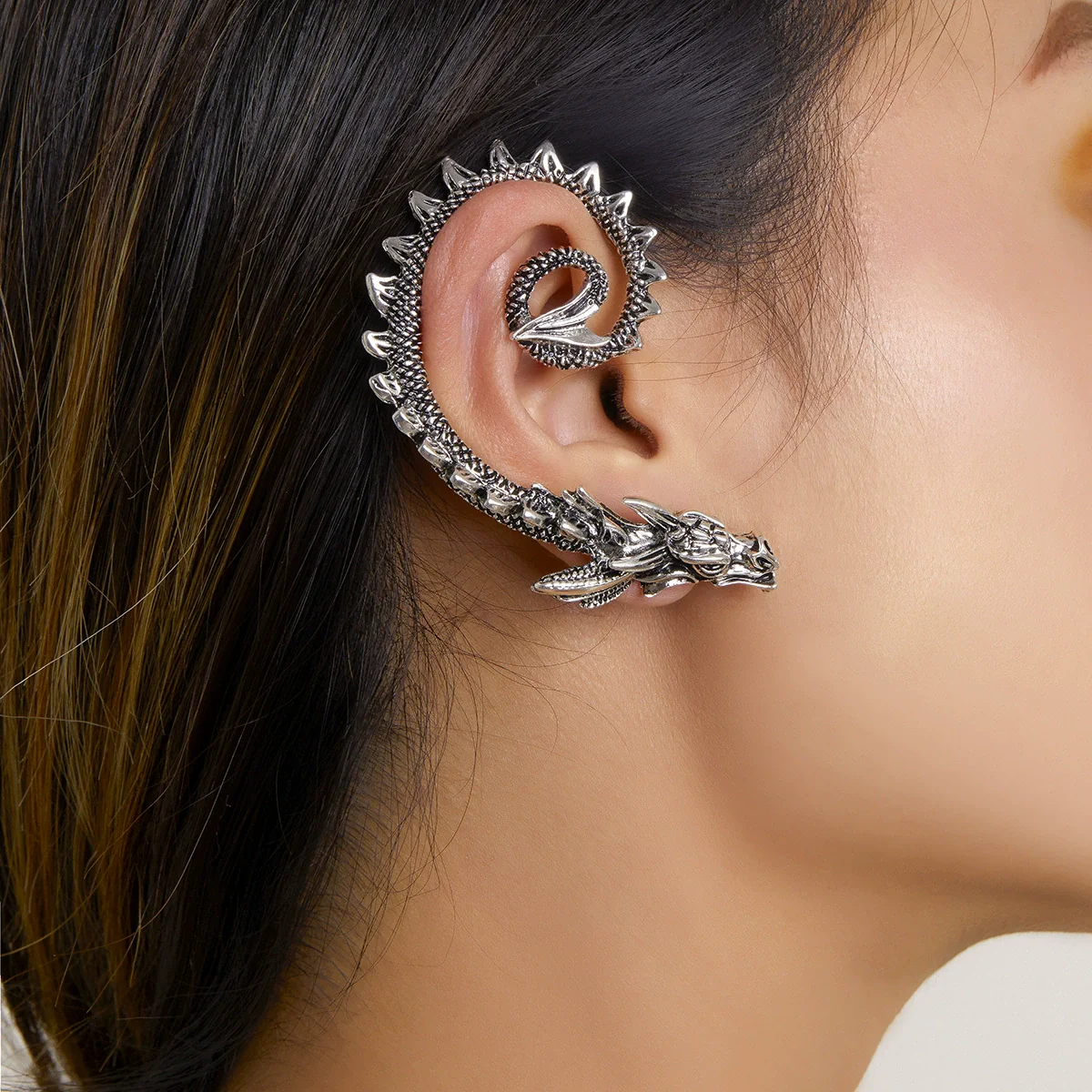 Women's Alloy Geometric Style Electroplated Earring Ear Hanging Ear Clip Ear Bone Clip - Image 6