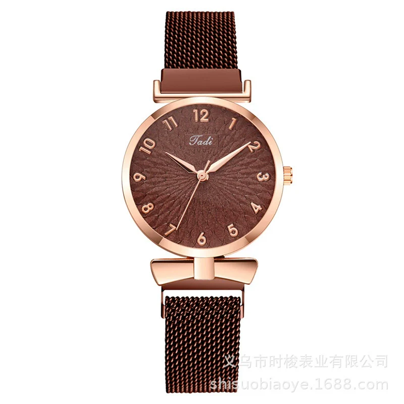 Women's Alloy Iron Milan Band Round Dial Leisure Quartz Watch - Image 12