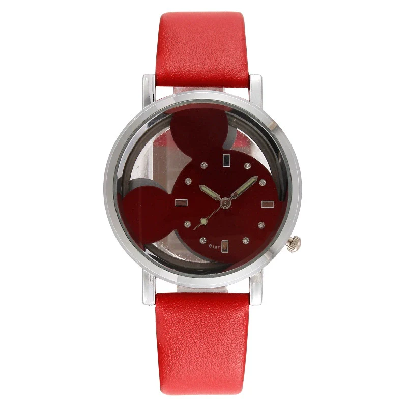 Women's Alloy Leather Belt Quartz Watch With Circular Dial And Fashion Style - Image 7