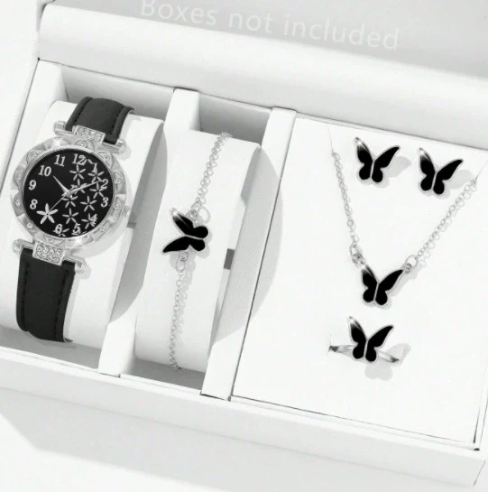 Women's Alloy Pu Strap Quartz Watch With Starfish Pattern And Round Dial - Image 10