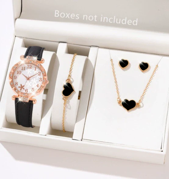 Women's Alloy Pu Strap Quartz Watch With Starfish Pattern And Round Dial - Image 13