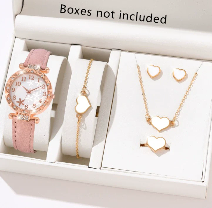 Women's Alloy Pu Strap Quartz Watch With Starfish Pattern And Round Dial - Image 14