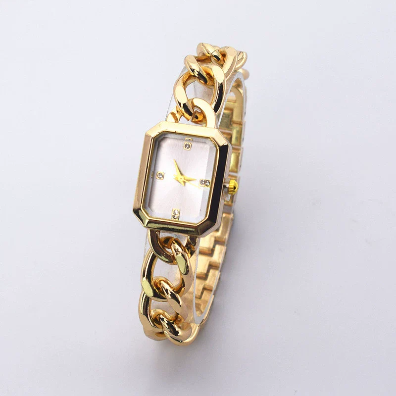 Women's Alloy Rectangle Bracelet Quartz Watch Leisure Style - Image 5