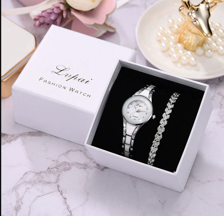 Women's Alloy Resin Quartz Watches Round Dial Leisure Style - Image 10