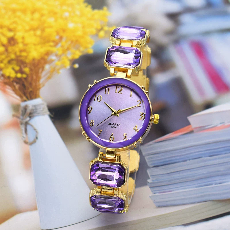 Women's Alloy Round Leisure Light Luxury Watch - Image 9