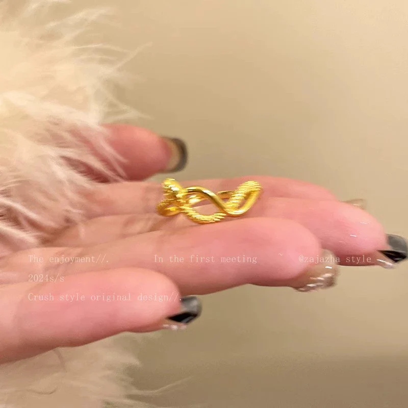 Women's Alloy Snake Zodiac Open Ring With Electroplating Design - Image 4