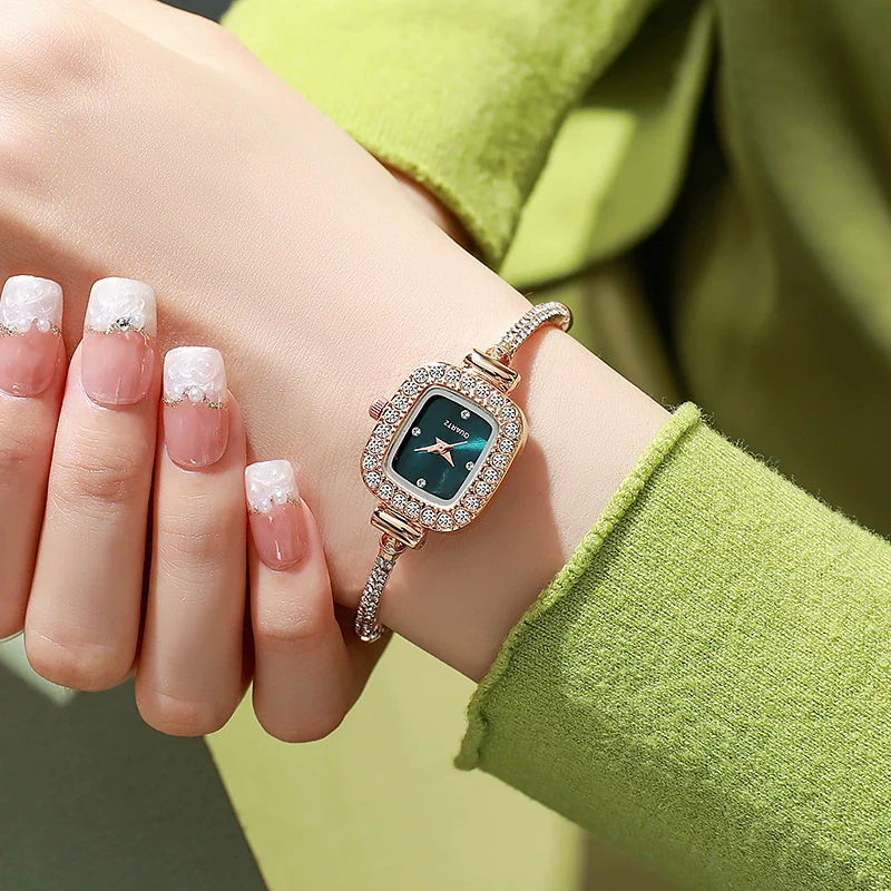 Women's Alloy Square Dial Quartz Casual Fashion Watch - Image 2