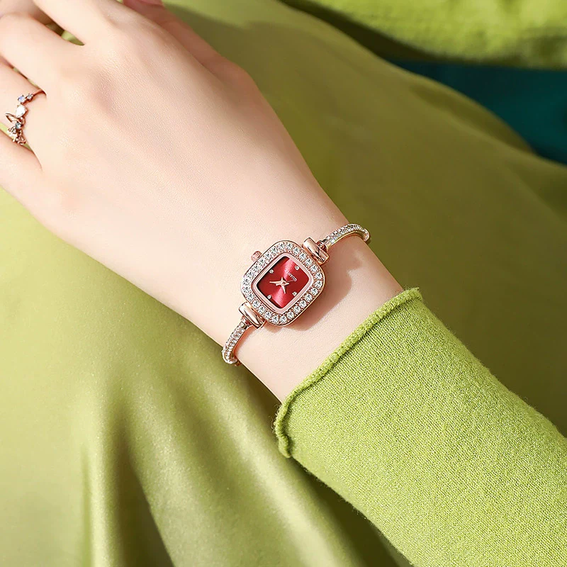 Women's Alloy Square Dial Quartz Casual Fashion Watch - Image 6