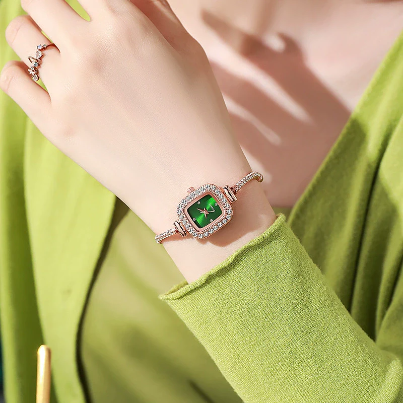 Women's Alloy Square Dial Quartz Casual Fashion Watch - Image 8