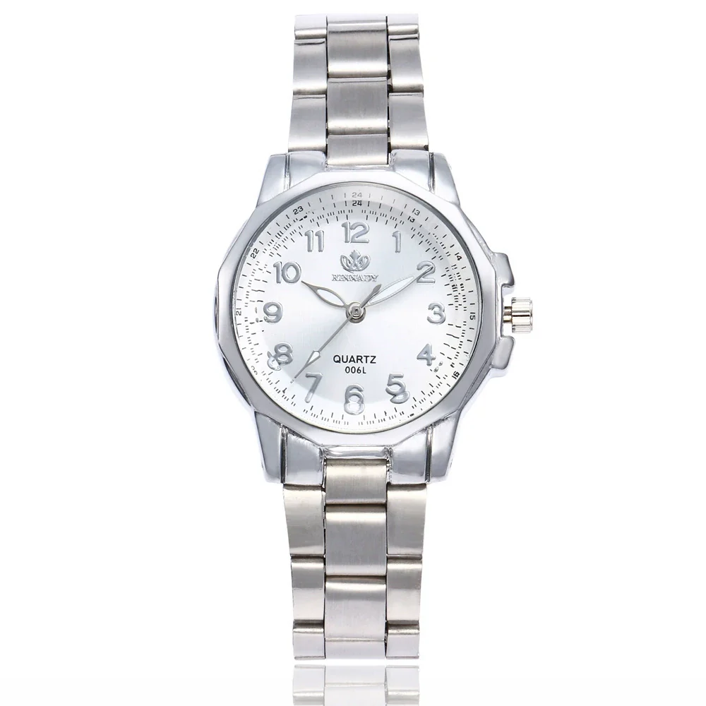 Women's Alloy Strap Casual Round Dial Quartz Watch - Image 10