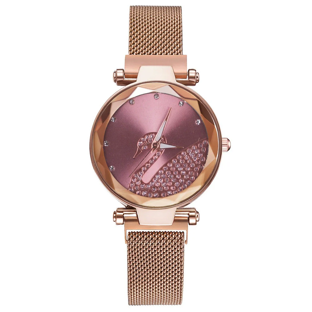 Women's Alloy Watch Set With Magnet Buckle And Round Dial Leisure Style - Image 15