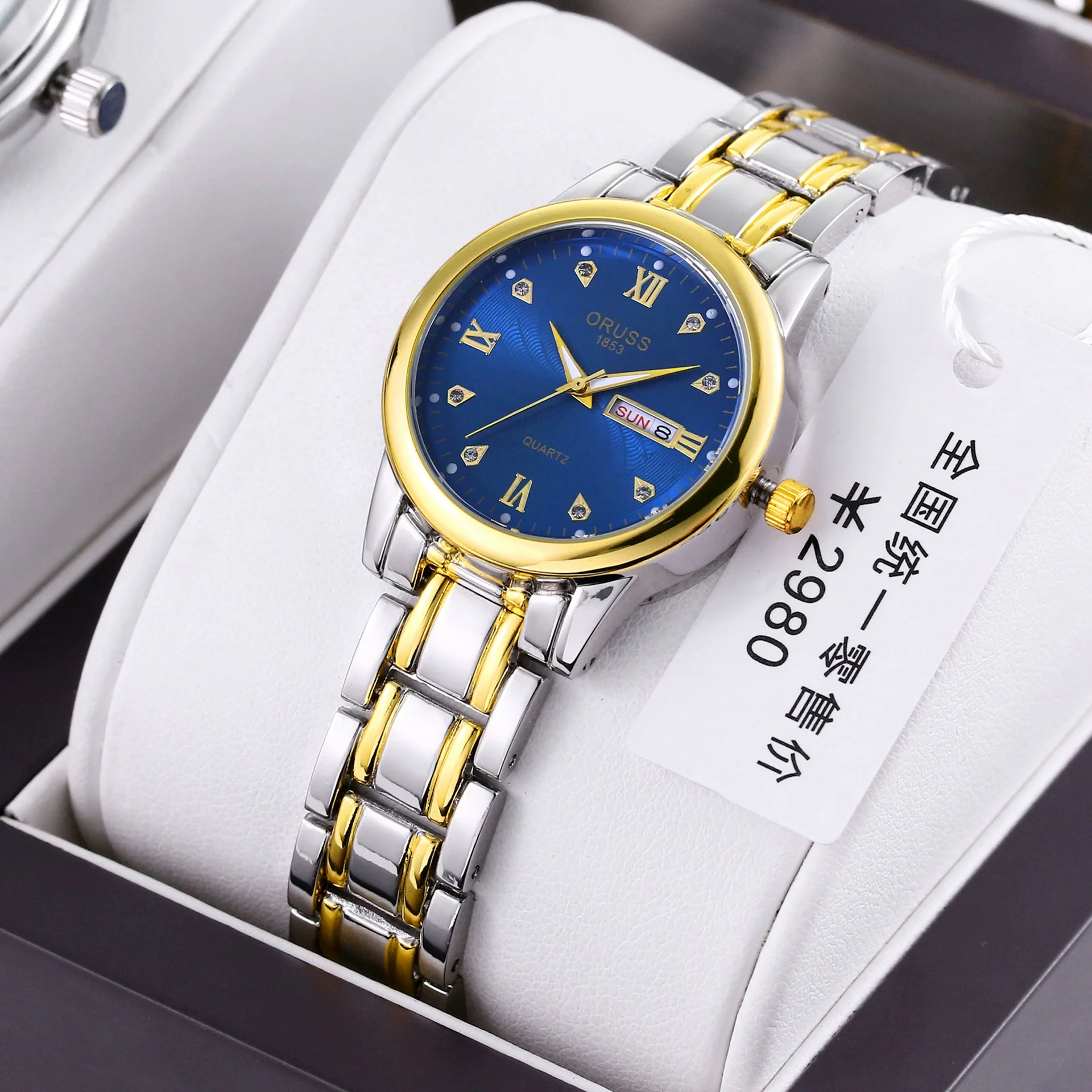 Women's Automatic Nonmechanical Fashion Watch Alloy Case And Strap Round Dial Waterproof - Image 3