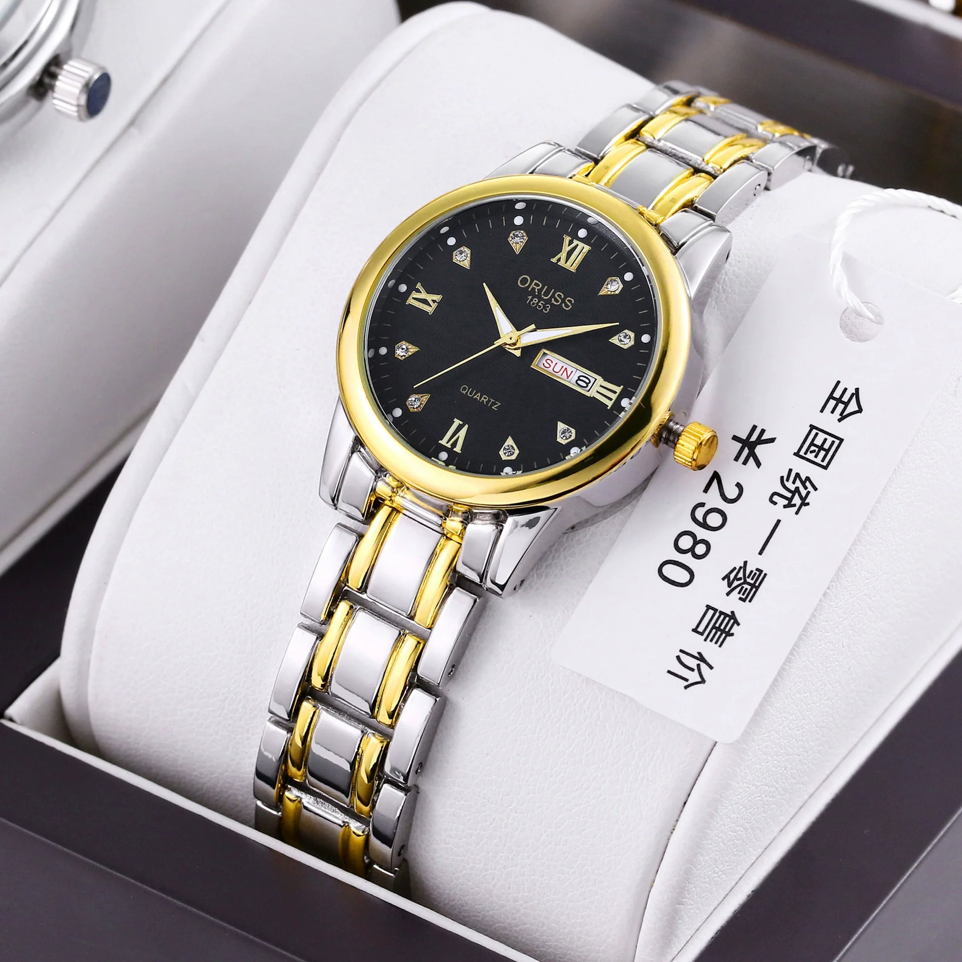 Women's Automatic Nonmechanical Fashion Watch Alloy Case And Strap Round Dial Waterproof - Image 4