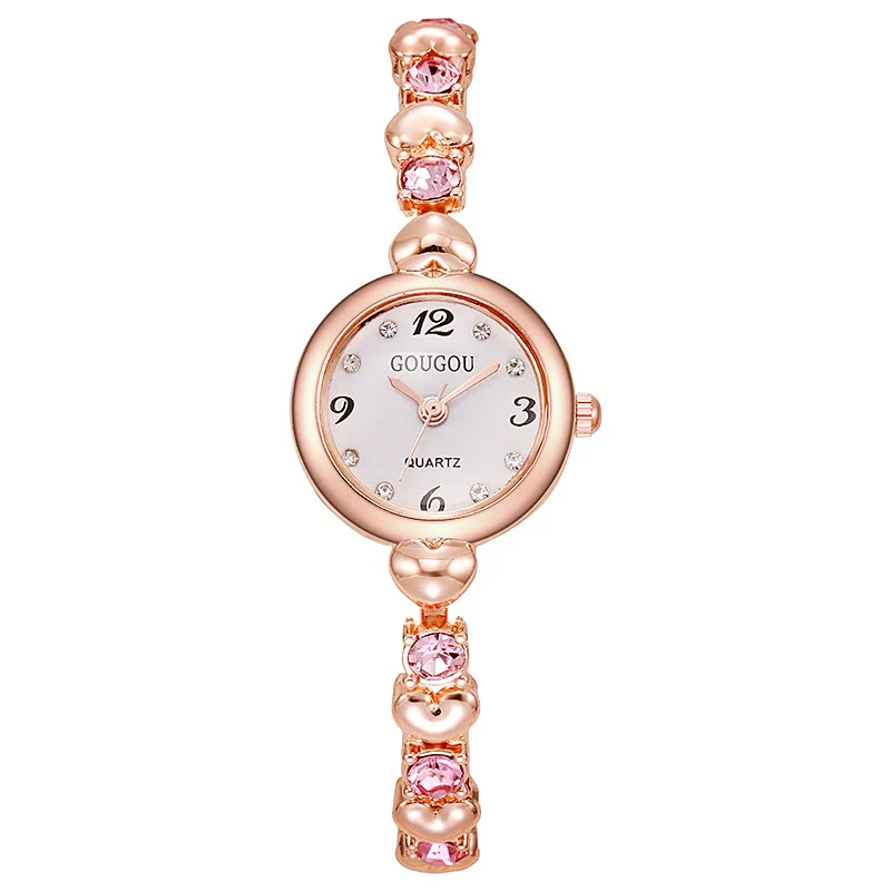 Women's Bracelet Watch Alloy Peach Heart Shape - Image 4