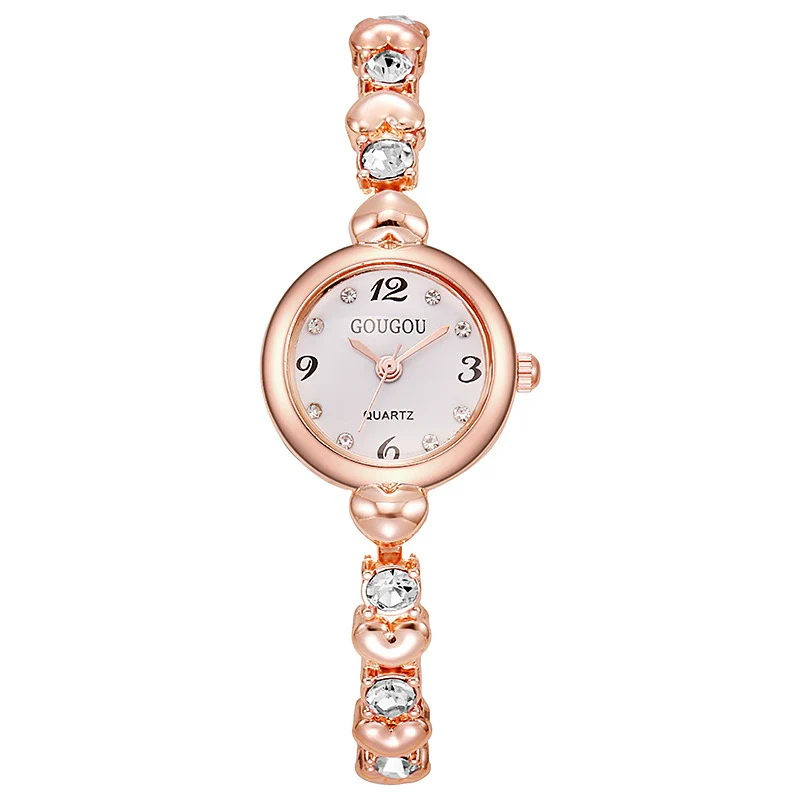 Women's Bracelet Watch Alloy Peach Heart Shape - Image 8