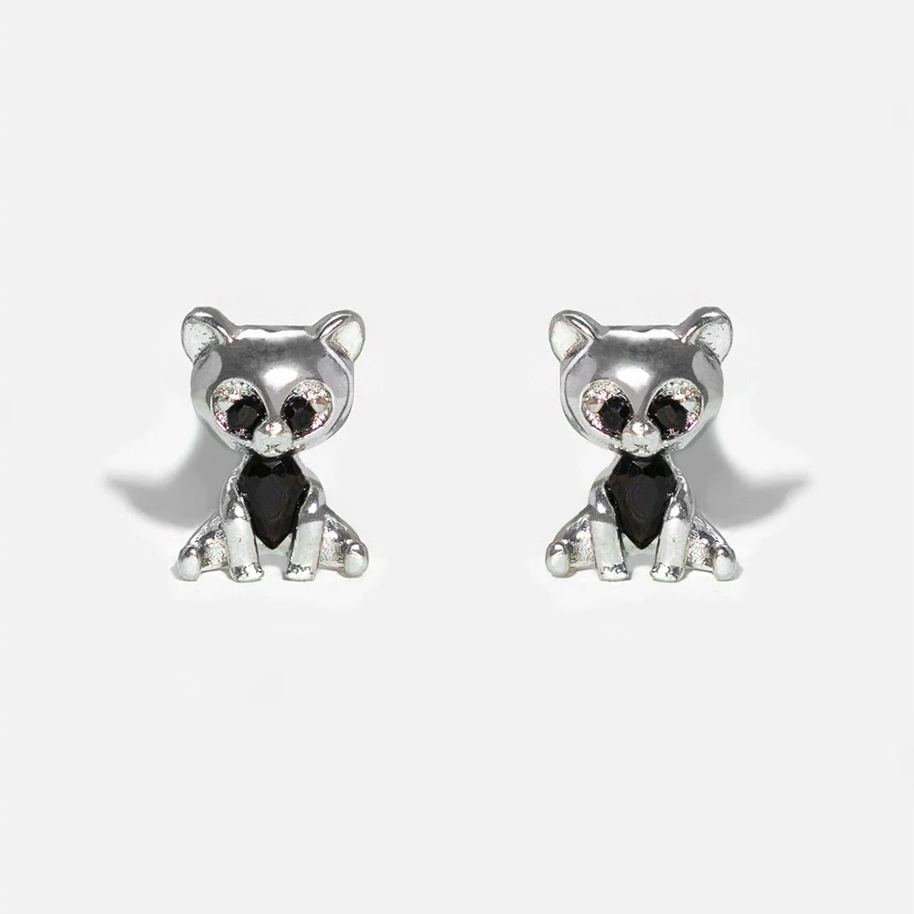 Women's Cartoon Villain Copper Needle Earrings With Microembedded Colorful Zircon - Image 13