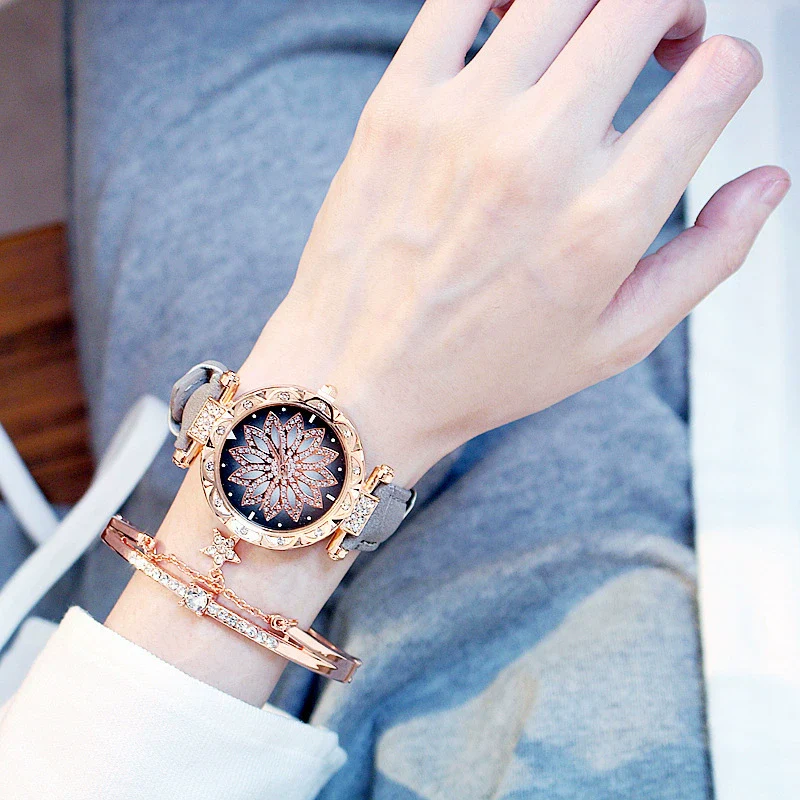 Women's Casual Alloy And Titanium Metal Watch With Round Dial And Tomato Theme - Image 25