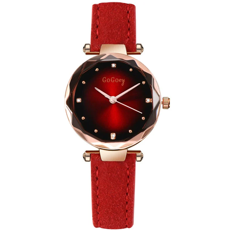 Women's Casual Fashion Alloy Imitation Leather Strap Round Dial Quartz Watch - Image 6