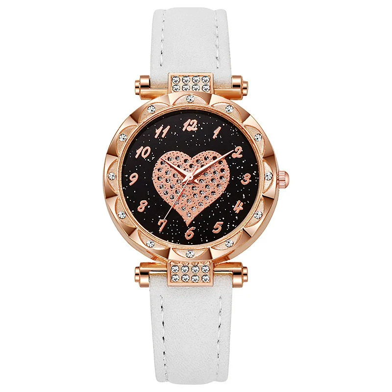 Women's Casual Fashion Electronic Watch Plastic Case Pu Strap Round Dial - Image 7