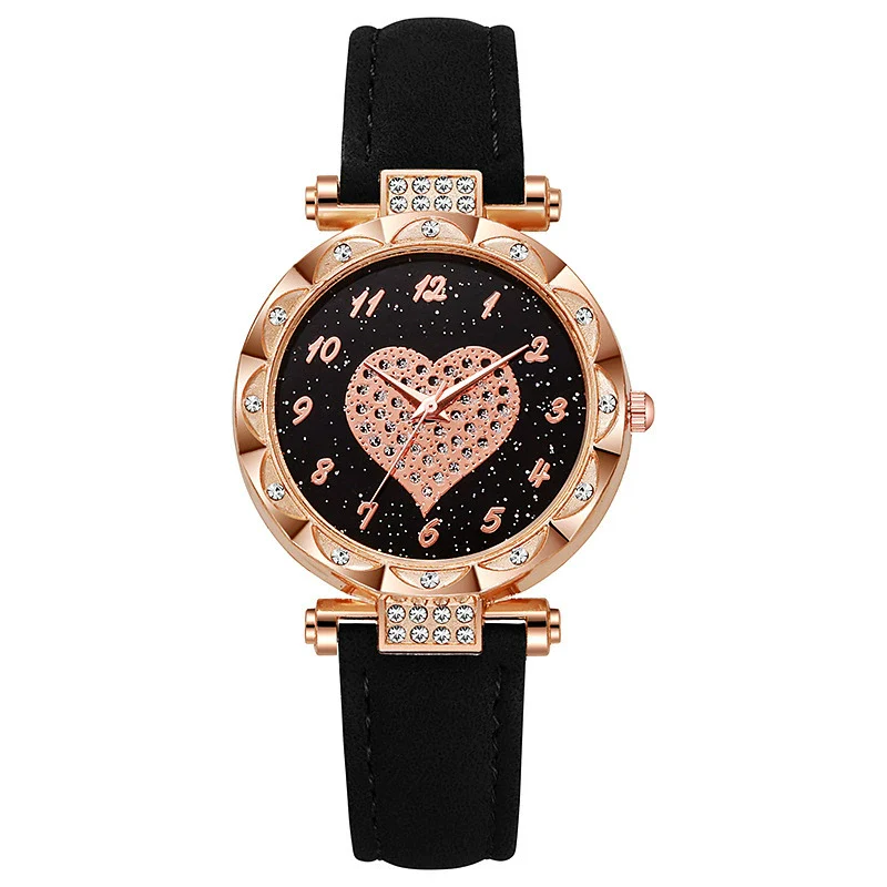Women's Casual Fashion Electronic Watch Plastic Case Pu Strap Round Dial - Image 8