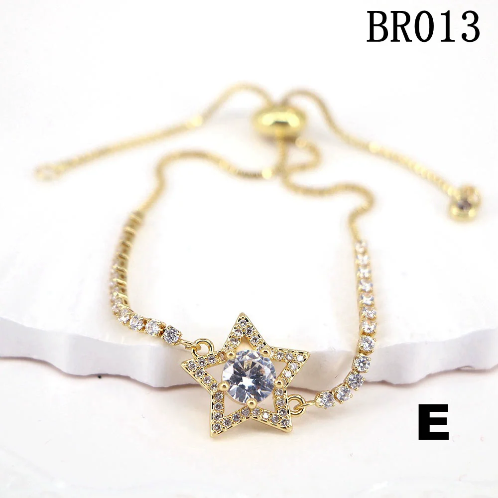 Women's Copper Star Microinlaid Electroplated Bracelet - Image 6