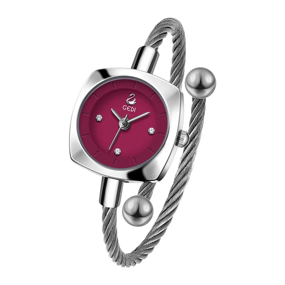 Women's Fashion Alloy Metal Braided Rope Bracelet Simple Quartz Watch With Round Dial - Image 11