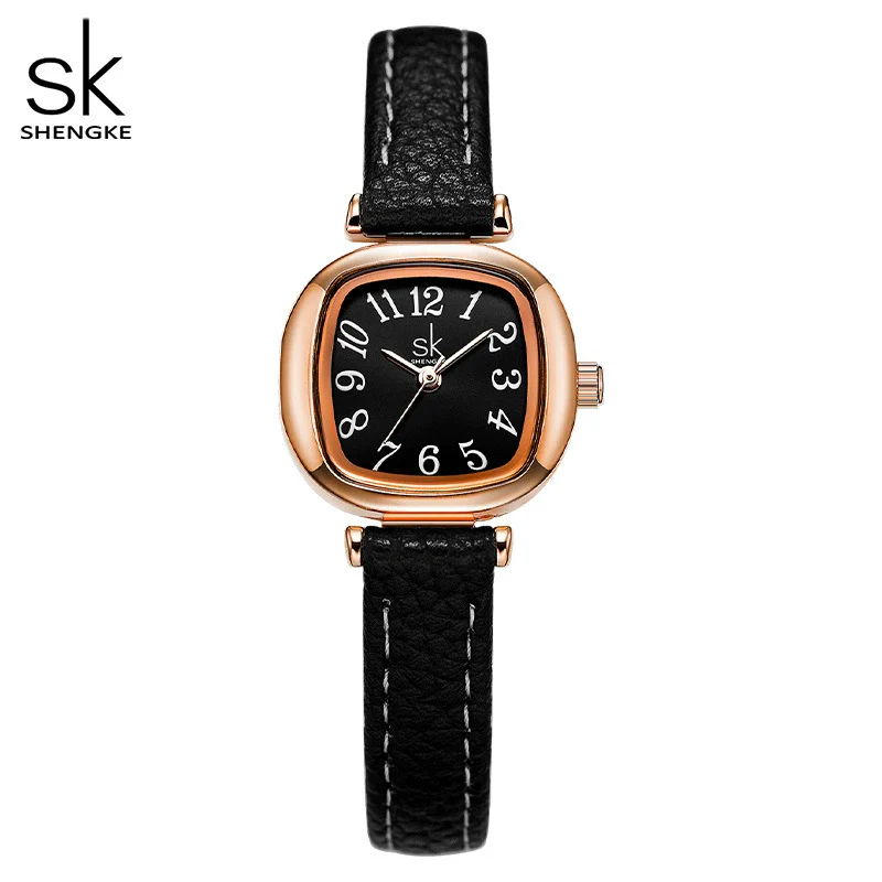 Women's Fashion Exquisite Waterproof Alloy Pu Belt Oval Dial Quartz Watch - Image 4