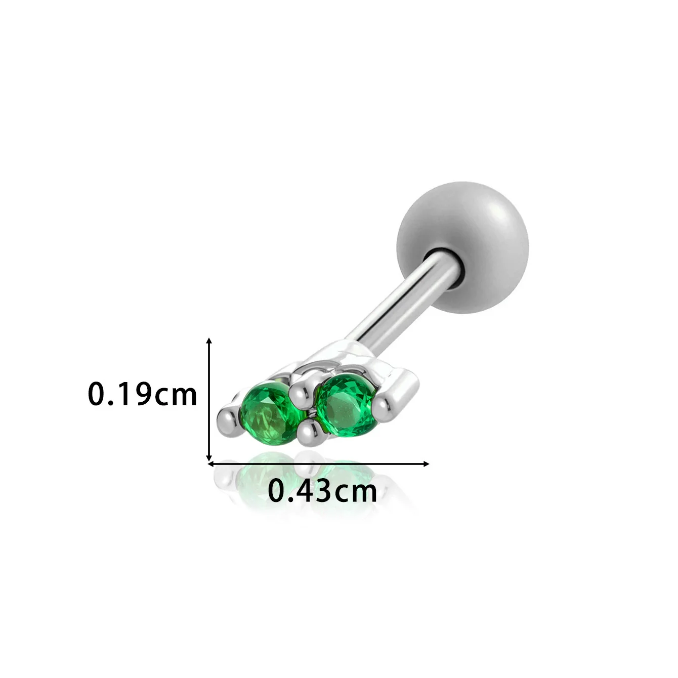 Women's Fashion Ol Metal Horse Eye Shape Electroplated Ear Bone Nail Cartilage Puncture Ornaments - Image 13