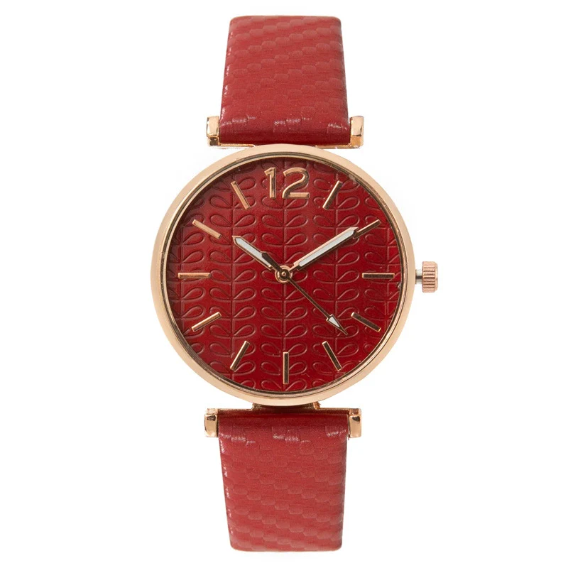 Women's Fashion Quartz Watch With Alloy Case Imitation Leather Strap And Round Dial - Image 9