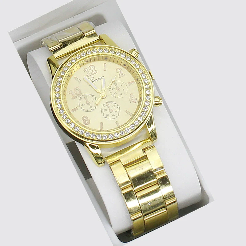 Women's Fashion Quartz Watch With Alloy Case Imitation Leather Strap And Stainless Steel Clasp Round Dial - Image 11
