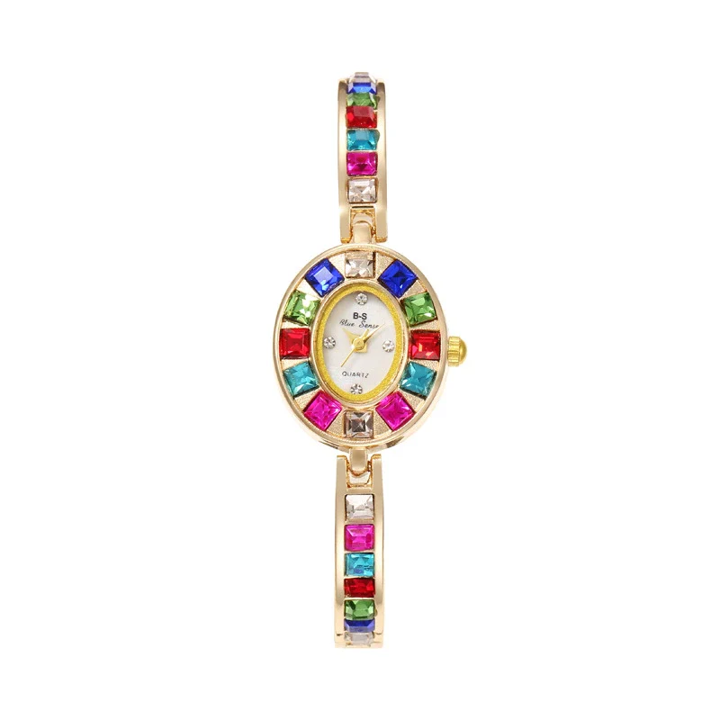 Women's Fashionable Light Luxury Quartz Wrist Watch With Alloy Material And Oval Dial - Image 6