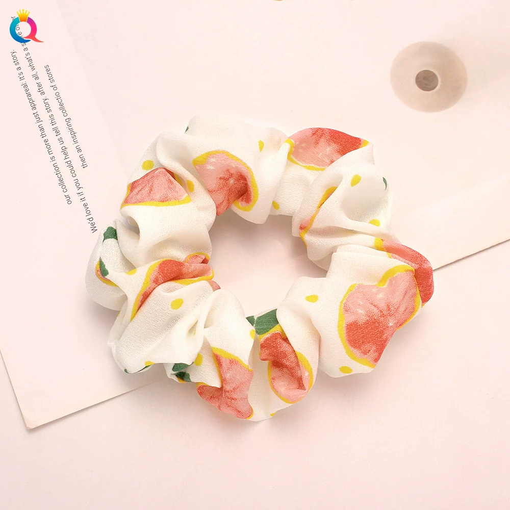 Women's Fresh Fruit Fabric Handmade Hair Ring Headwear - Image 12