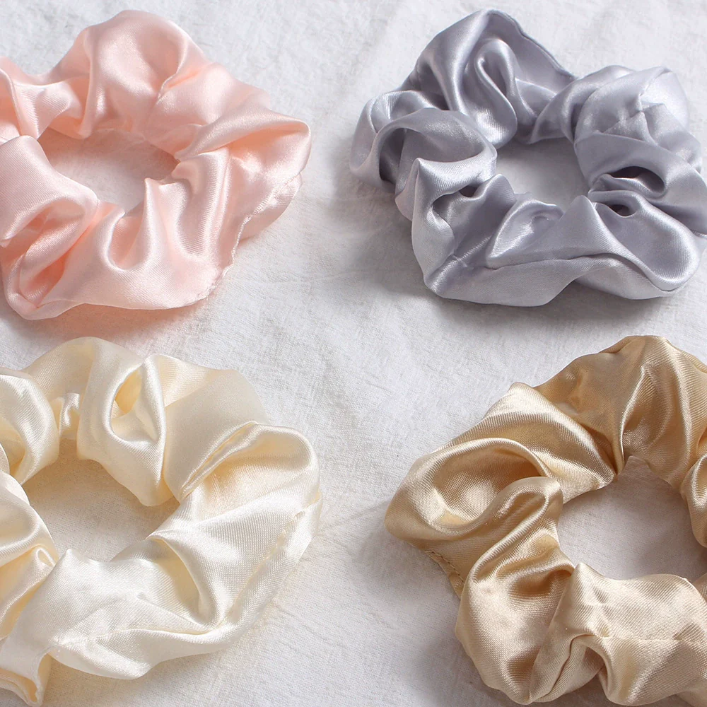 Women's Handmade Cloth Large Intestine Shape Hair Ring - Image 3